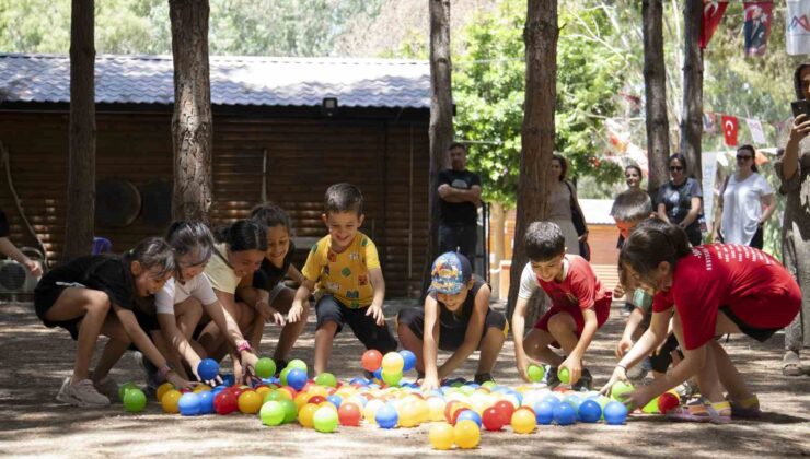 Mersin’de anneler ve çocuklar doğayla buluştu