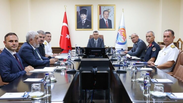 Mersin’de Güvenlik ve Asayiş Değerlendirme Toplantısı yapıldı