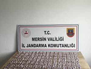 Mersin’de uyuşturucu operasyonu: 3 şüpheli yakalandı, bin 531 hap ele geçirildi