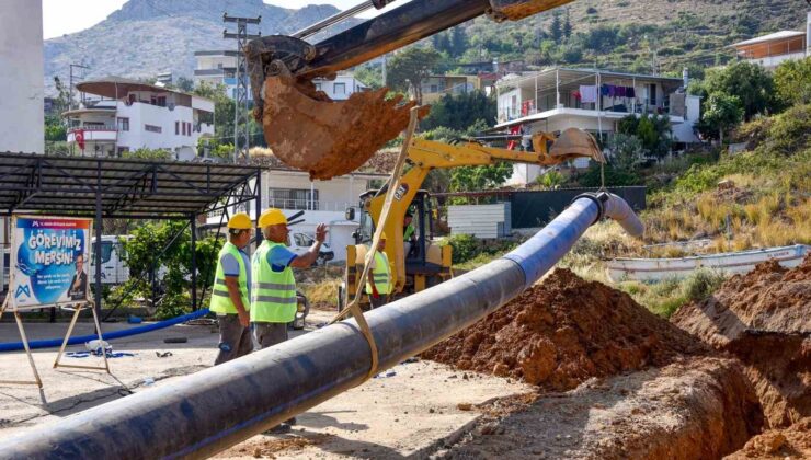 MESKİ, Aydıncık’ta kesintisiz içme suyu altyapısını güçlendirdi