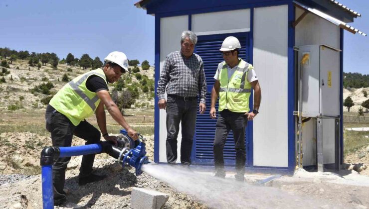 MESKİ, Güzeloluk Mahallesi’nde su teminini güvence altına aldı