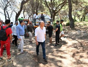 Muratpaşa, 19 araçla yangına müdahale etti