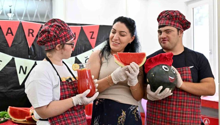 Muratpaşa’da özel gereksinimli bireyler mutfak atölyesinde buluştu