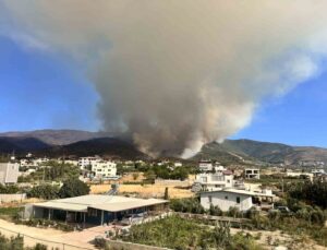 Orman yangınına müdahale 22. saatte devam ediyor