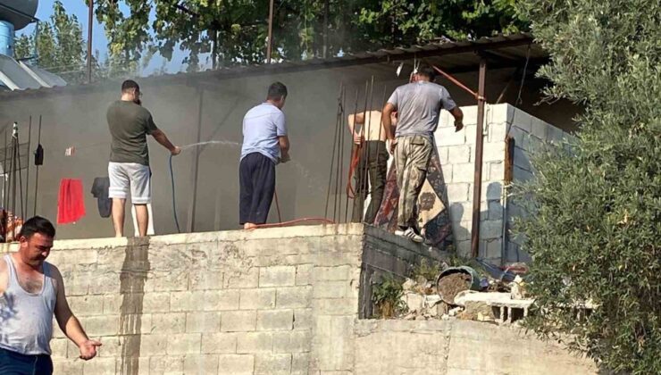 Osmaniye’de ev yangını