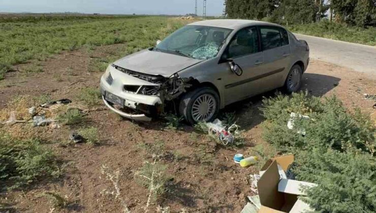 Otomobille çarpışan motosiklet sürücüsü öldü