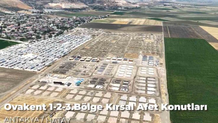 Ovakent’te 607 kırsal afet konutu yükseliyor