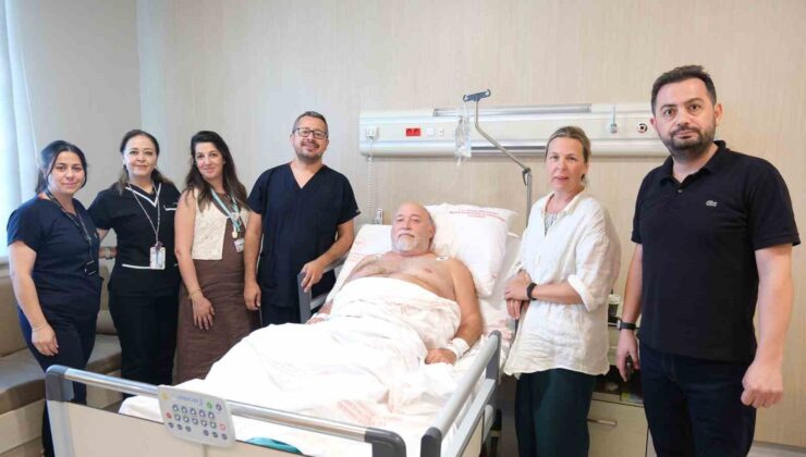 Rus hasta Mersin Şehir Hastanesi’nde sağlığına kavuştu