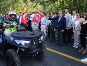 Serinyol-Madenli yolunun açılışına motosiklet korteji renk kattı