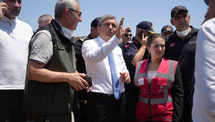 Vali Şahin: “Yangınlar şehir merkezlerinde ciddi risk oluşturdu”