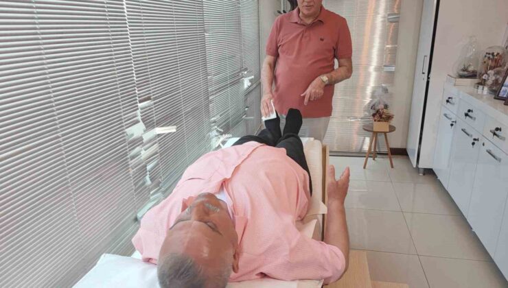 Yürüteçle bile yürüyemiyordu ameliyat oldu yürümeye başladı