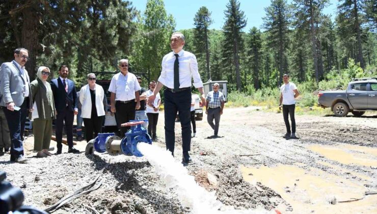 Zorkun Yaylası’nda su sorunu çözüme kavuşuyor