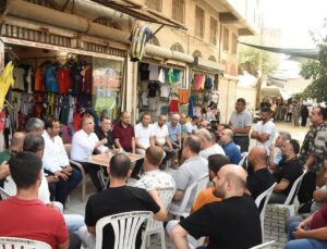 Başkan Yapar, Uzun Çarşı esnafıyla bir araya geldi