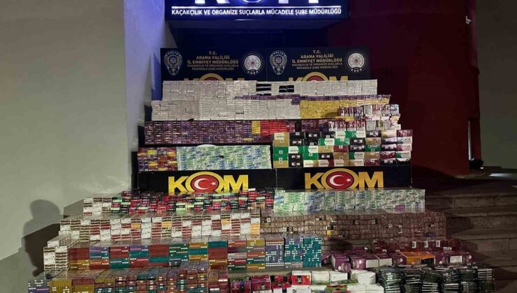 Saman yüklü tırdan 3 milyon TL’lik gümrük kaçağı sigara çıktı